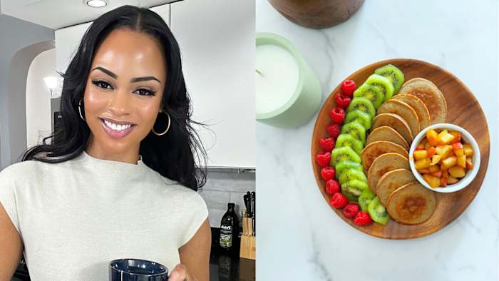 Brittney Nicole and one of her go-to breakfast options